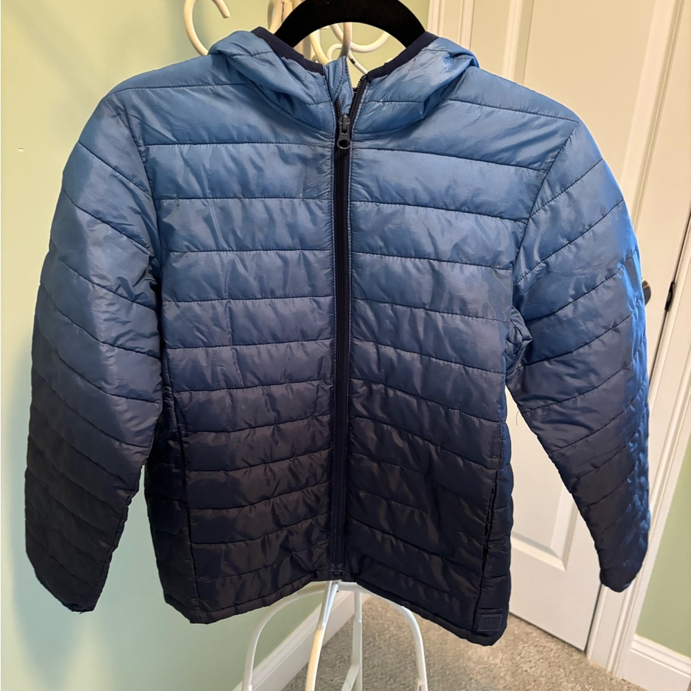 Boys Gap Puffer Jacket Blue Size XL